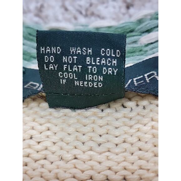 BUSHWACKER Vintage Cottagecore Floral V-neck Button Down Cardigan Sweater Sz M - Picture 12 of 12